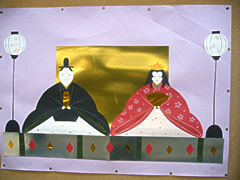 切り絵のお雛様