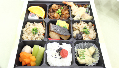 美作国お弁当「幕の内　市松弁当」